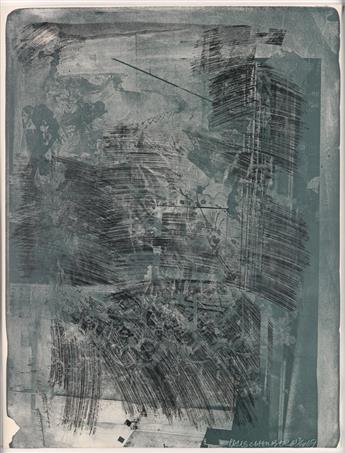 ROBERT RAUSCHENBERG Two color lithographs.